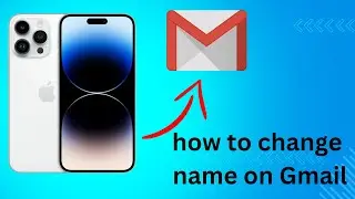how to change gmail username in iphone | gmail ka name kaise change kare