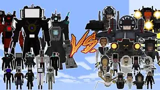 NEW UPGRADE ASTRO TOILET, SKIBIDI TOILET vs SKIBIDI MAN - SKIBITOI V.24.0 | MINECRAFT PE BATTLE