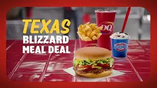 Texas Dairy Queen - $5.99 Texas Blizzard Meal Deal - English