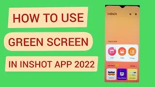 How to Use Green Screen on Inshot Video Editor(2022) | Chroma Key | PAMELA JANE