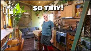 Her adorable tiny home w/ so many good ideas! Tiny Home Tour