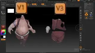 【ZBrush 2022】【memo】tool：subtool:Visibility Sets for SubToolsmovie