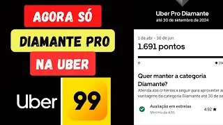 💥Virei Uber PRO DIAMANTE COMO! #uber #99pop #indriver