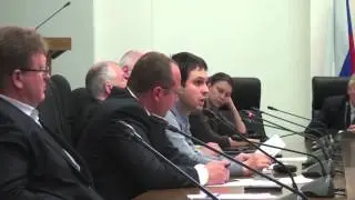 Фрагмент выступления доцента кафедры ядерной физики ВГУ Дмитрия Любошевского