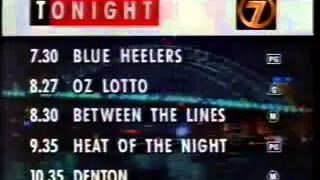 Seven Network Sydney Lineup + Ident 1994-95