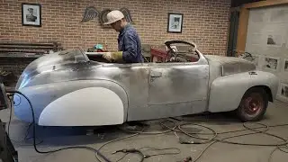 Using exhaust pipe to fabricate is multi-purpose... shape and structure 👏