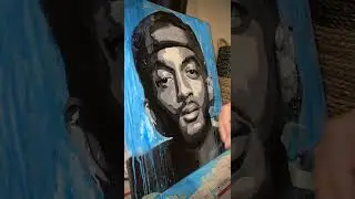 ASMR #artasmr #acrylicpainting #nipseyhussle #shorts