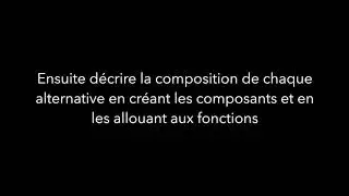 Modélisation de solutions alternatives dans Cameo