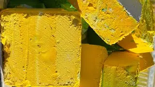 Celebrating 9k subscribers 💯🎵🎵🎧🎧👏🏻👏🏻 DYED GYM CHALK - YELLOW & GREEN + SOFT REORMED GC