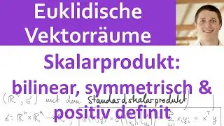 📘 Euklidische Vektorräume 01 | Intro im R^2, Definition Skalarprodukt, Beispiele im R^n / Funktionen