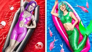 ¡Vampiro contra Sirena en la Escuela! ¡Cómo Convertirse en Popular!