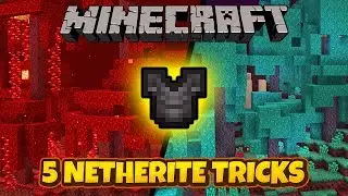 5 Minecraft Netherite Tricks - Easy Trolls & Pranks | Minecraft Nether update 1.16