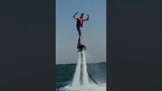 Полет на флайборде Алексея