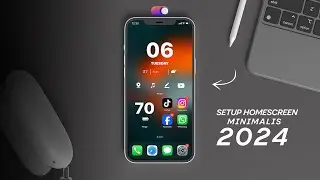 HOME SCREEN SETUP IPHONE 2024 - CUSTUMATION HOME SCREEN IPHONE