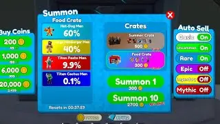 Встречаем обновление FOOD CRATE будем раздавать ЛЕГЕНДАРКИ 2024.08.17
