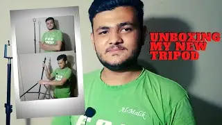 unboxing my new tripode ll make youtube video ll make tiktok video - malik tec video
