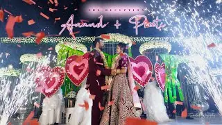 Anand weds Preeti || Reception 4K || 9000929042