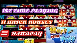 🤩HUFF N MORE PUFF🤩1ST TIME PLAYING AND LANDED A JACKPOT HANDPAY #TommysSlots #slot #huffnmorepuff