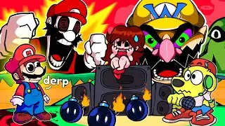 Friday Night Funkin but MARIO.EXE TAKES OVER!! - FNF Mods 166
