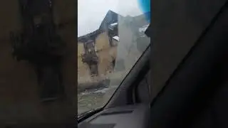 Обстрел Бахмута, поселок. #войнаукраина #обстрел #бахмут #донбасс #shorts