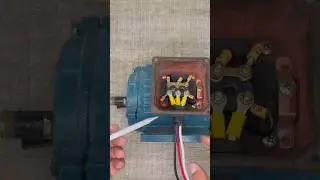 STAR connection of a three-phase motor