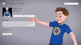 Fallout 76 Avatar Xbox One Store