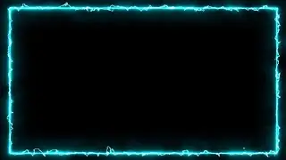 Neon Border Black Screen, Neon Border Green Screen, Border Template, Frame Black Screen Effects