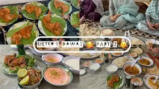 SISTER'S DAWAT AT AMI'S PLACE 🫶 DAWAT DRESS ITNA KHUBSURAT 😱 5 DISHES 😋 #raziahyder #dawat 