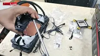 How to Installation DarkFlash Twister DX 240 LIQUID CPU Cooler | Tech Land