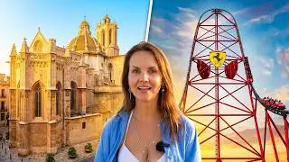 What to see in Barcelona. Gaudi's creation: Sagrada Familia, Casa Mila. Tarragona. Ferrari Park.