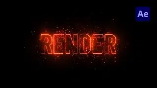 Particles & Text Animation in Adobe After Effects