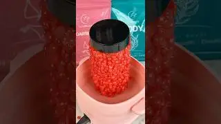 Melt a “jar “of wax #yeelen #yeelenwax #hairremoval #hardwax #waxbeads #waxing #waxingkit