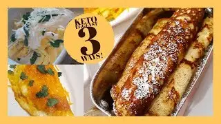 EGGFAST 3 Ways! | Keto Diet | Eggfast Recipes