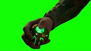 Green Goblin - Throwing Pumpkin Bomb - Green Screen