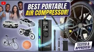 Best Portable Tire Inflator // use code for discount // Air Compressor #12V dc #Car Accessories