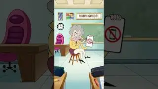 No Games in my class!😡#blockblast #games #animation