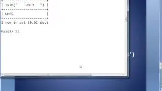 MYSQL: String functions