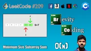 [C++] - Leetcode 209 - Minimum Size Subarray Sum in O(N) Complexity