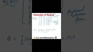 Basis and Dimension of Vector Space #linearalgebra #vectorspaces #csirnetmathematics #trending