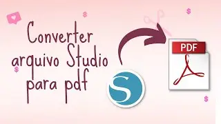 Como converter arquivo studio Silhouette para Pdf