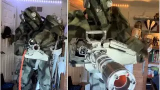 ITS FINALLY COMPLETE!!!! My Cardboard Fallout Power Armor Build!￼