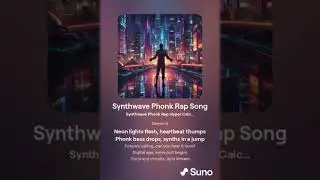 Synthwave Phonk Rap Song (Suno AI, Gemini)