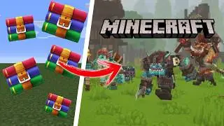MINECRAFT con muchos MODS