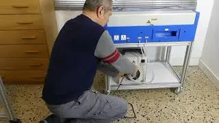 Instalando Chiller en laser 40W