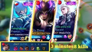 YU ZHONG BEST BUILD 2021 TOP 1 GLOBAL | YU ZHONG GAMEPLAY | MLBB