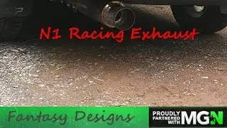 N1 Burnt exhaust racing muffler