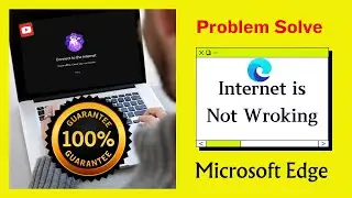 Microsoft edge Browser Intrnet is not Working 2024