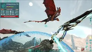 ARK: Survival Evolved - Purple Orbital Supply Drop with the Wife !!!