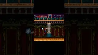 Castlevania Bloodlines: Silhouette Demon Miniboss - Sega Genesis
