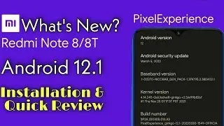 Android 12L on Redmi Note 8 | Installation & Quick Review |